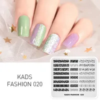 KADS Nail Stamping Plate Fashion 020 Beauty Nail Art Stamp Template DIY Image Template Manicure Stamping Plate Stencil Tools 2