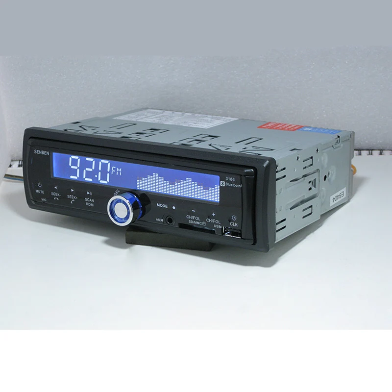Bluetooth Авторадио 24 в автомобильный Радио плеер стерео FM MP3 USB SD AUX аудио Авто
