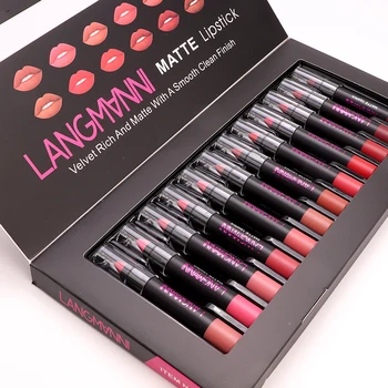

12pcs / Many Lipstick Sets Matte Waterproof Lipstick Nourishing Velvet Lipstick Dye Nude Makeup Lip Gloss