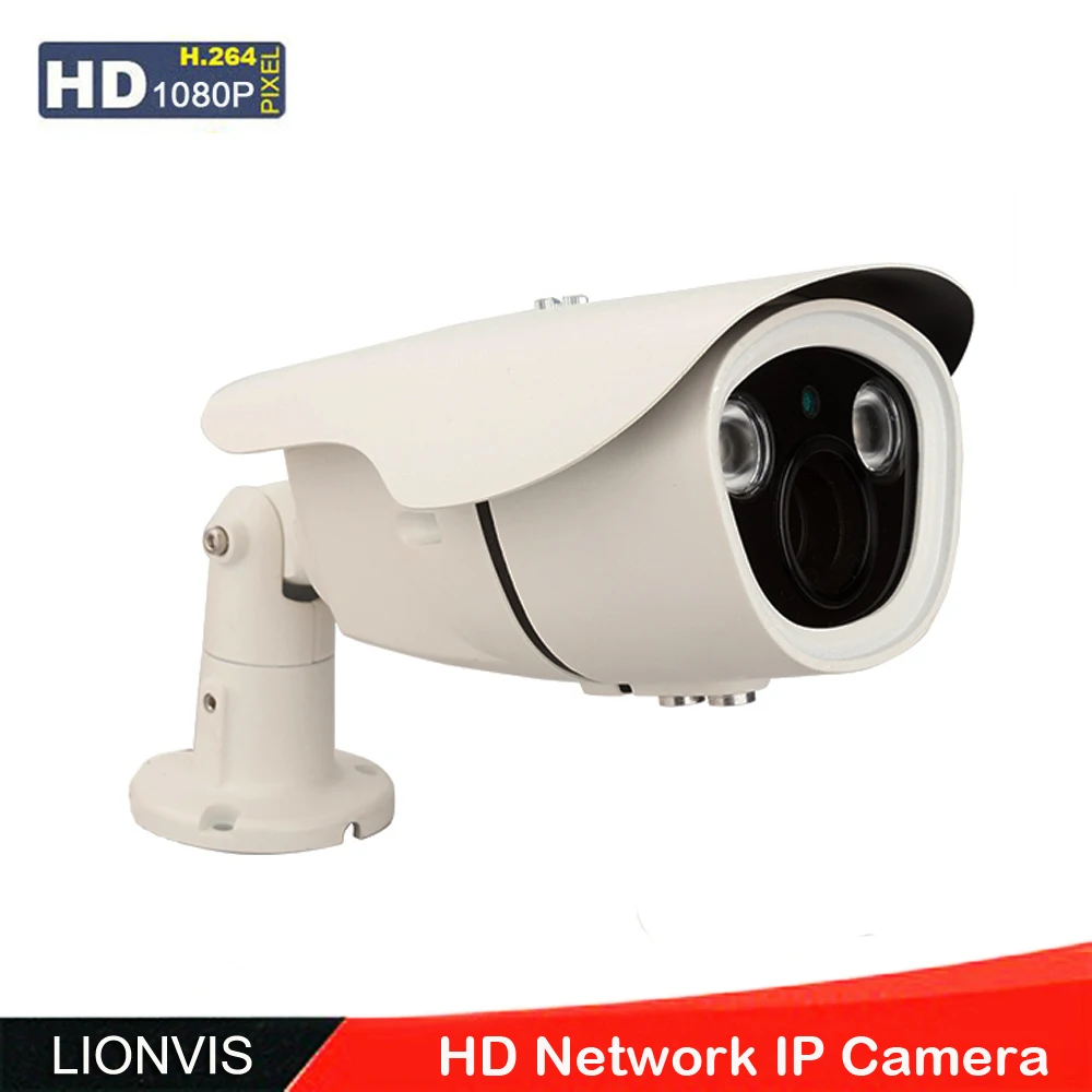 IP Камера POE 2.0mp 1080 P 1.3mp 960 1.0mp 720 ONVIF P2P видеонаблюдения Массив ИК-металла сети