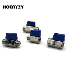 Высокое качество 1/8 1/4 3/8 1/2 3/4 1 дюйма BSP Thread мини шаровой клапан Нержавеющая сталь SS304 DN6 DN8 DN10 DN15 DN20 DN25