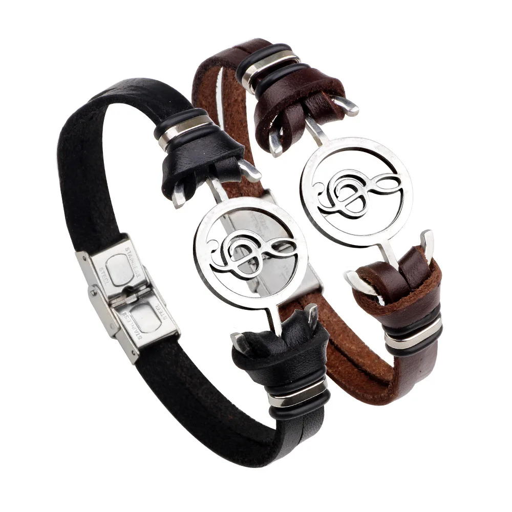 Мужской браслет в стиле ретро SIZZZ длина 22 см|bracelets for|leather braceletleather bracelets for men |
