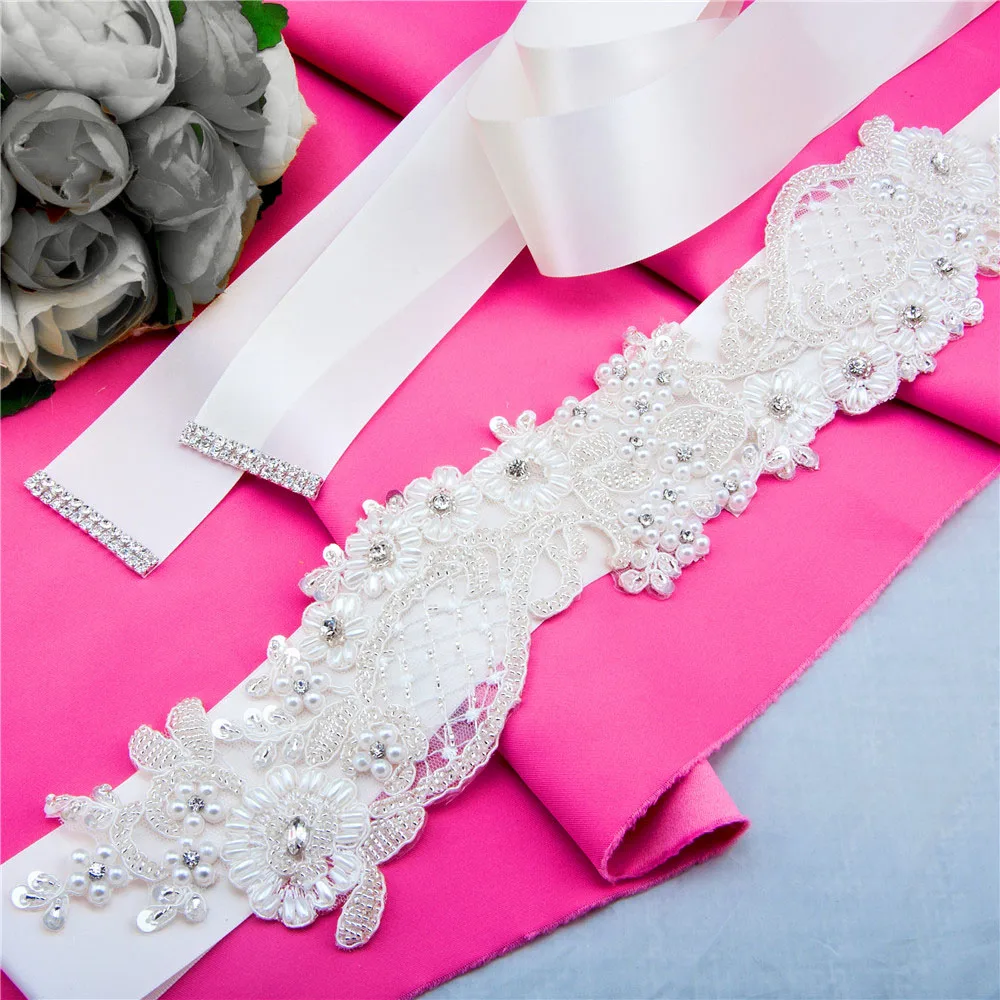 Azaleas Lace wedding sash belt,Bridal Belt Sashes,wedding belts with rhinestones
