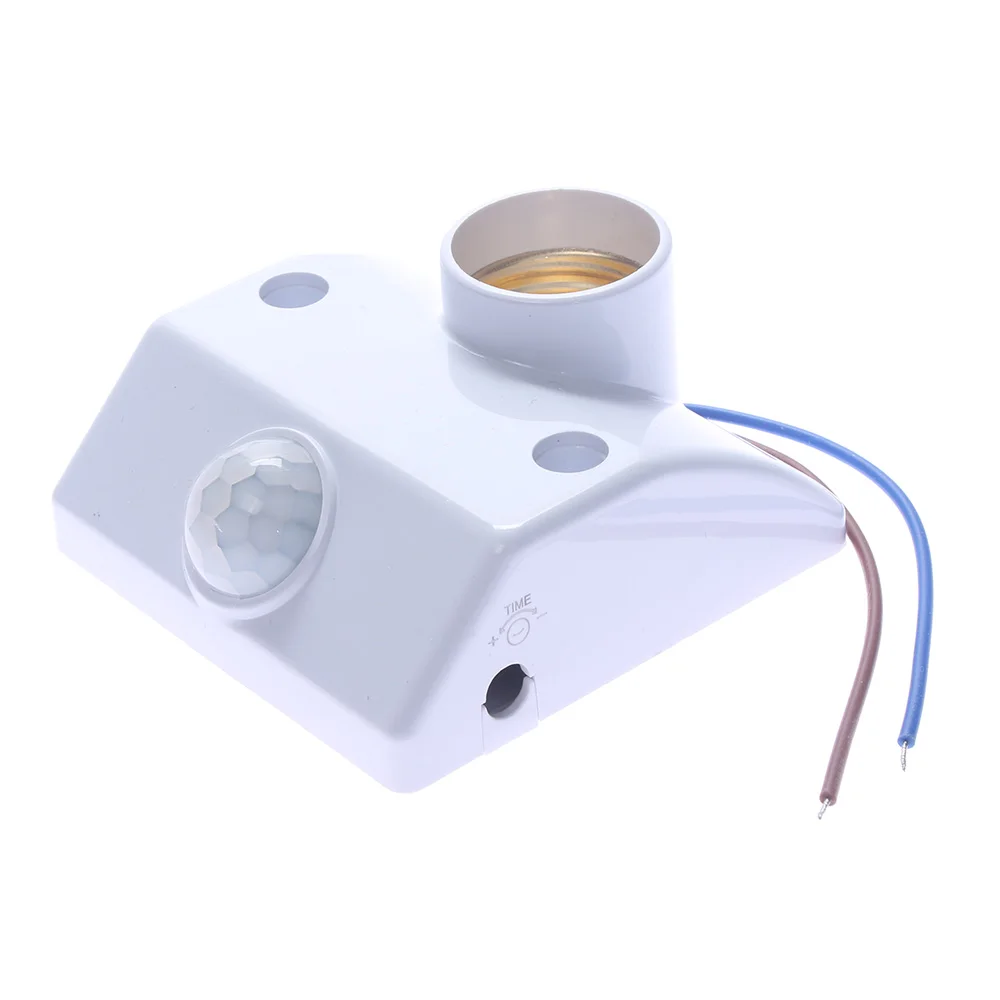 

Automatic Human Body Infrared IR Sensor LED Bulb Light E27 Base PIR Motion Detector Wall Lamp Holder Socket
