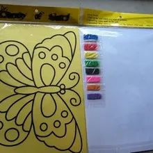 600 шт./лот, смешанный degisns_diy Цвет рисования песком комплекты для детских игрушек