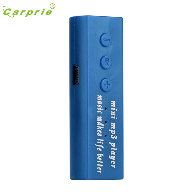 CARPRIE Mp3 плеер мини USB клип цифровой музыкальный Поддержка 16 Гб SD TF карта Apr21