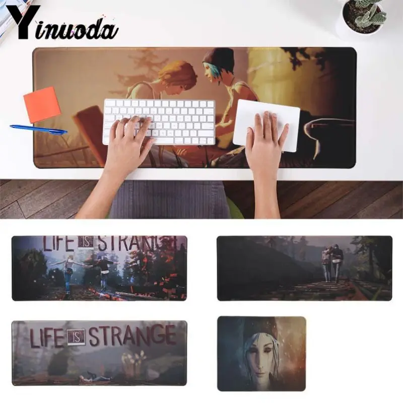 

Yinuoda Life Is Strange Unique Desktop Pad Game Mousepad Gaming Mouse Pad Desk Mat for CSGO Game Player PC Computer Laptop