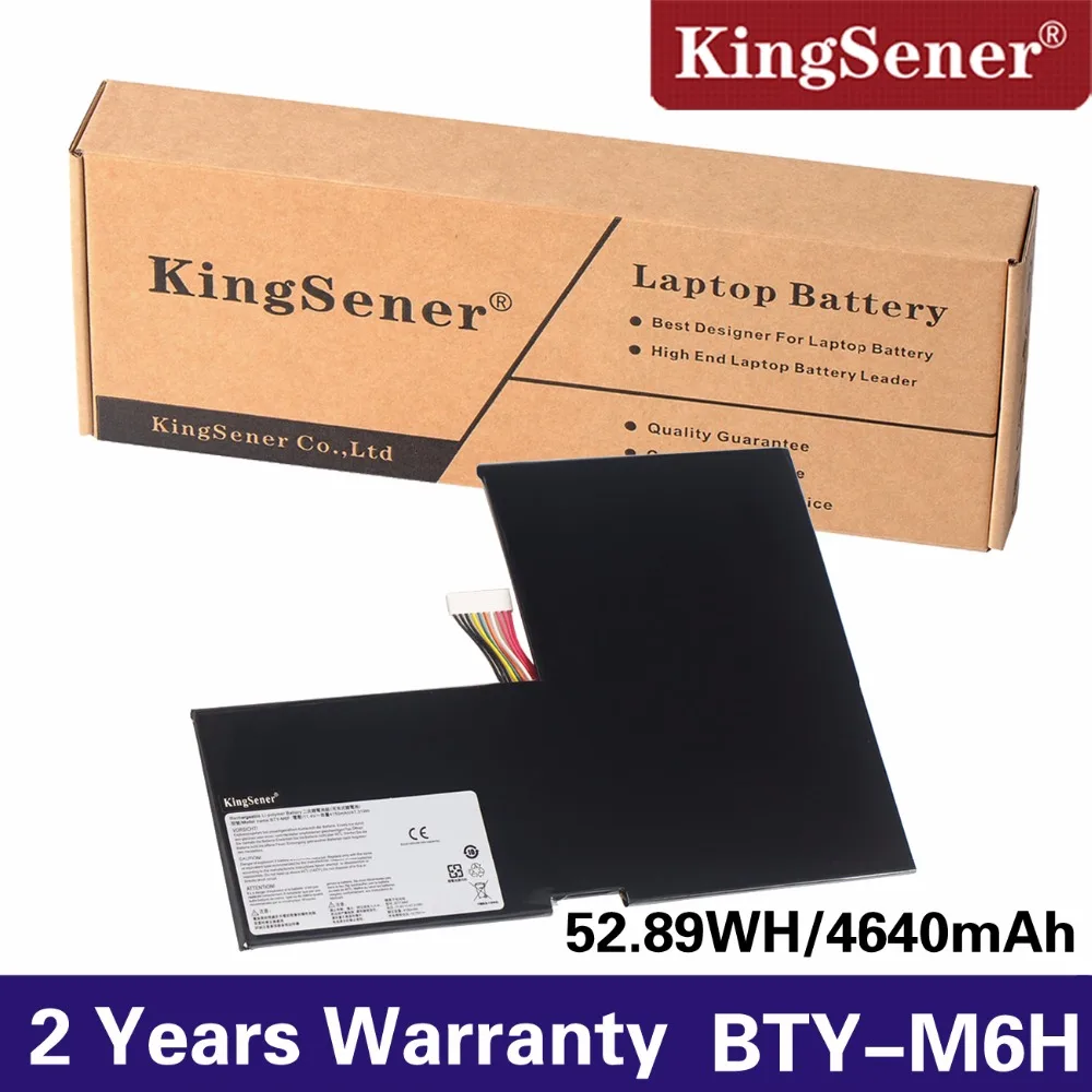 KingSener New BTY-M6F Laptop Battery For MSI GS60 MS-16H2 MS-16H4 2PL 6QE 2QE 2PE 2QC 2QD 6QC 6QC-257XCN Series 11.4V 4640mAh