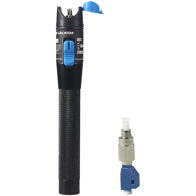 

Metal fiber optic laser tester SC/FC/ST/LC Adapter fiber optica cable visual fault locator 1MW 1-5KM CATV