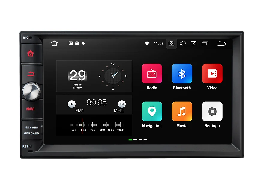 Best 7" Octa-Core Android 8.0 Oreo OS Two Din Car Multimedia Double Din Car Navigation GPS 2 Din Car Radio with Built-in DSP Function 4