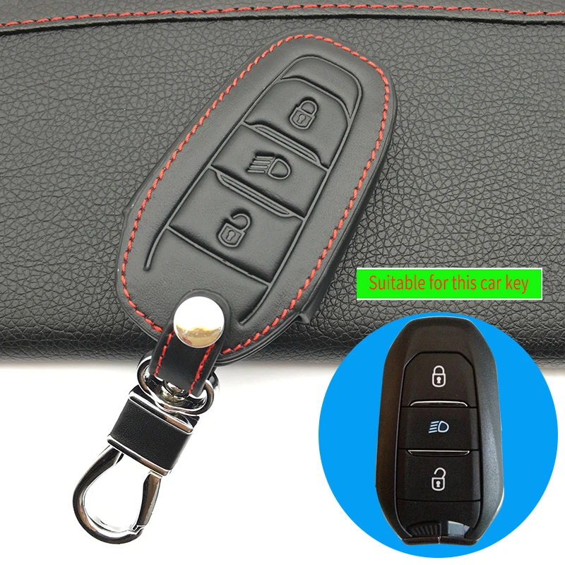 Кожаный чехол-книжка/smart style 3 кнопки ключи крышка для peugeot 3008 308 508 408 2008 RCZ CHAVE для Citroen C4L C5 C3 кактус C6