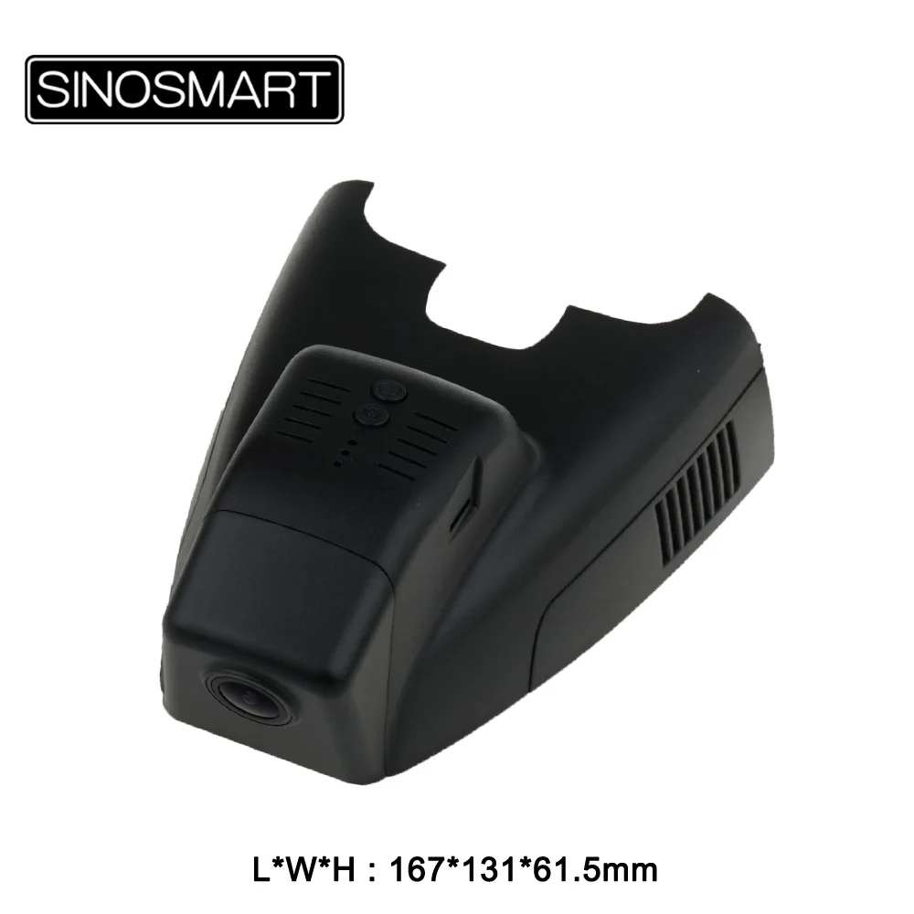 SINOSMART Novatek 96658 автомобильный Wifi DVR камера для Mercedes Benz B класс B200 управление с помощью мобильного телефона ПРИЛОЖЕНИЕ SONY IMX323