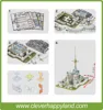 Best selling toy 3d puzzle game Lineage 2 Aden Castle paper model 224PCS 4