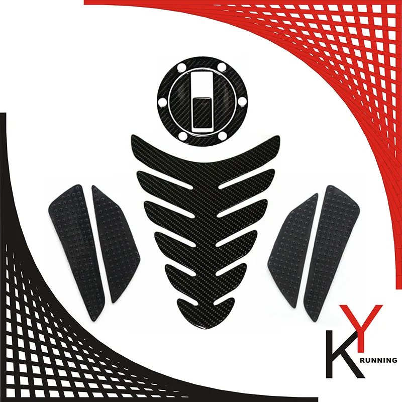 Prot/ège R/éservoir Moto Tank Pad Sticker Autocollant Aprilia Shiver Red//Black