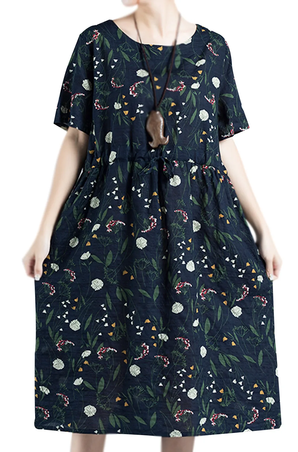 Женское летнее свободное платье из хлопка и льна|shift dress|women summerdress dress |