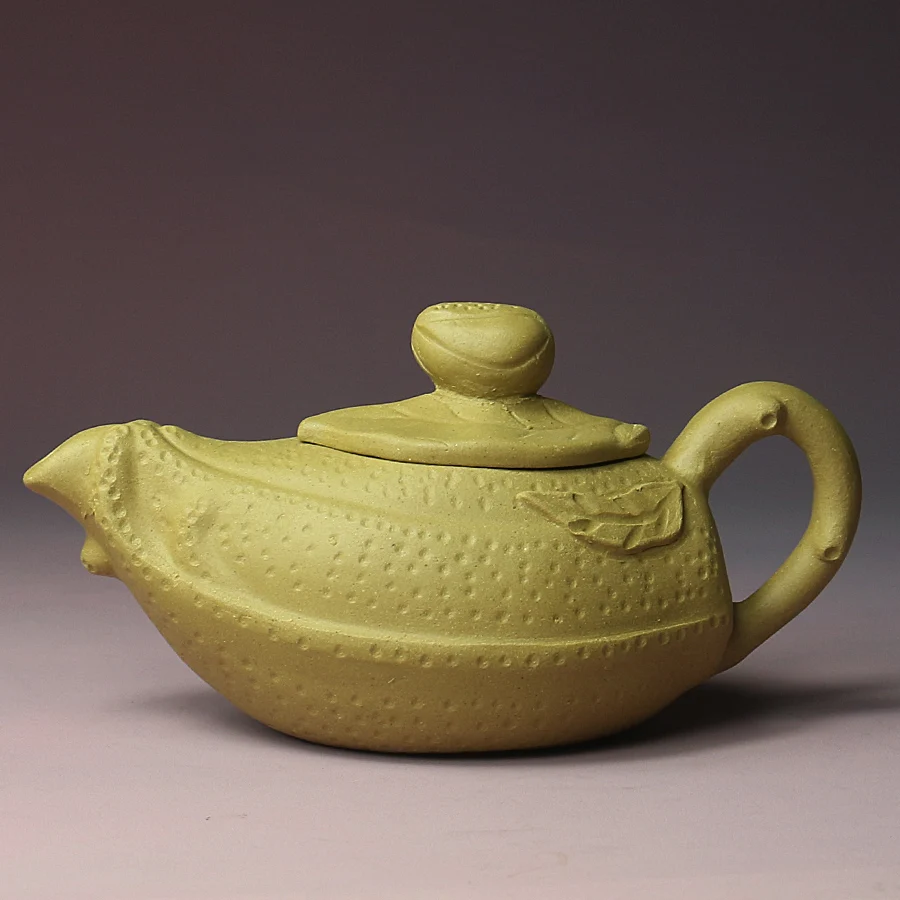 Yixing purple sand pot authentic full manual famous ore Kung Fu Tea Bergamot pot Zisha teapotin