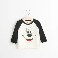 Cartoon Children T Shirts Animal Clothes T-Shirt For Girls Boys Cotton Long Sleeve Tee Shirt New 2016