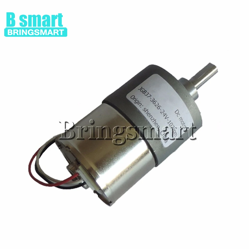 

Bringsmart For DIY Part Long Life Brushless DC Gear Motor 12V 24V DC Reducer Electric Motor Low Noise High Torque Micro Motor