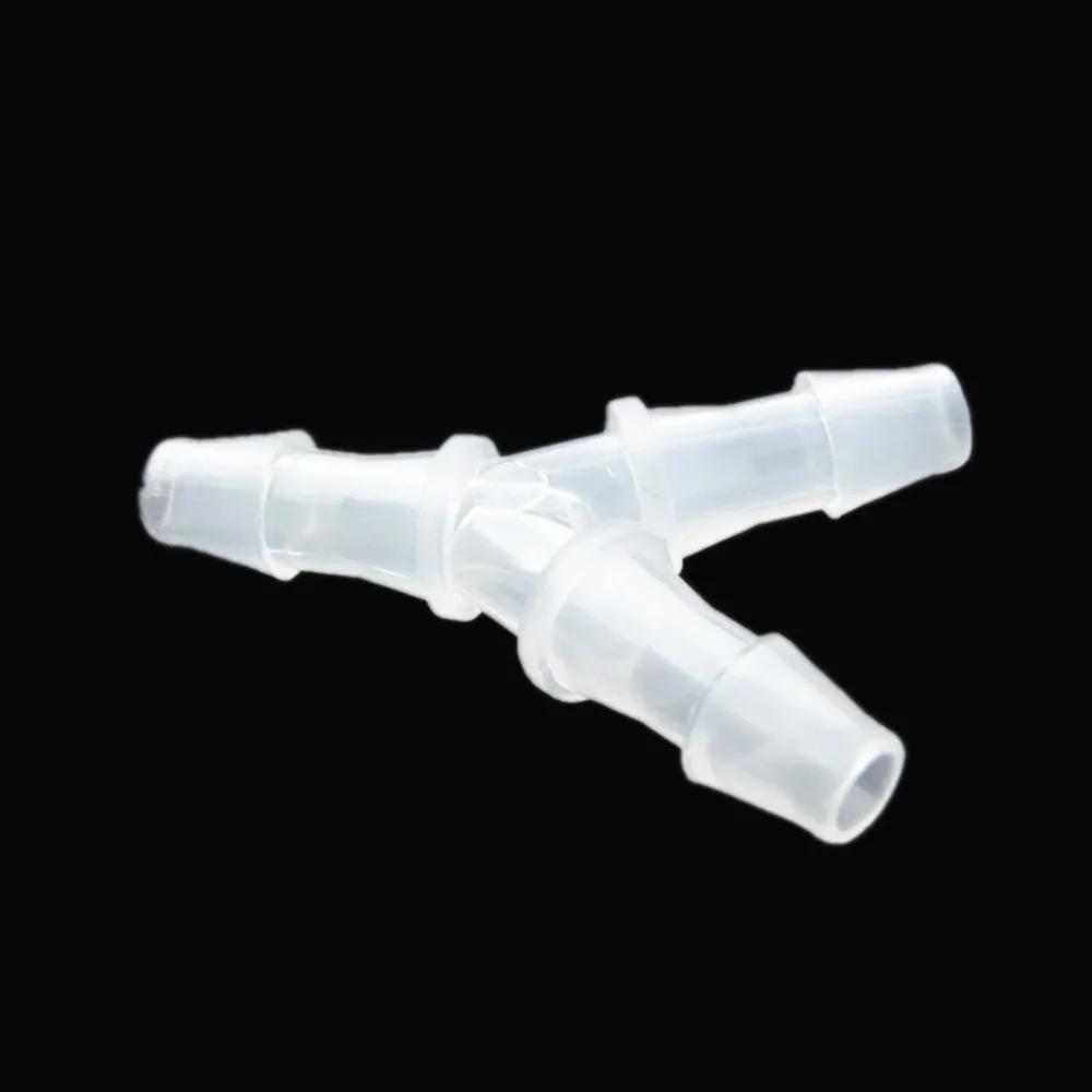 

1Pcs 2.4mm-19.5mm Y Shape Plastic Hose Pipe Connector Joiner Fitting Car Home Air Water Fuel connecting pipe