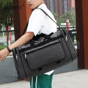 

2019 Men Hot Large Capacity Fashion Travel Bag For Man Women Weekend Bag Large Capacity Sports Bag Carry on Bags Overnight Bags