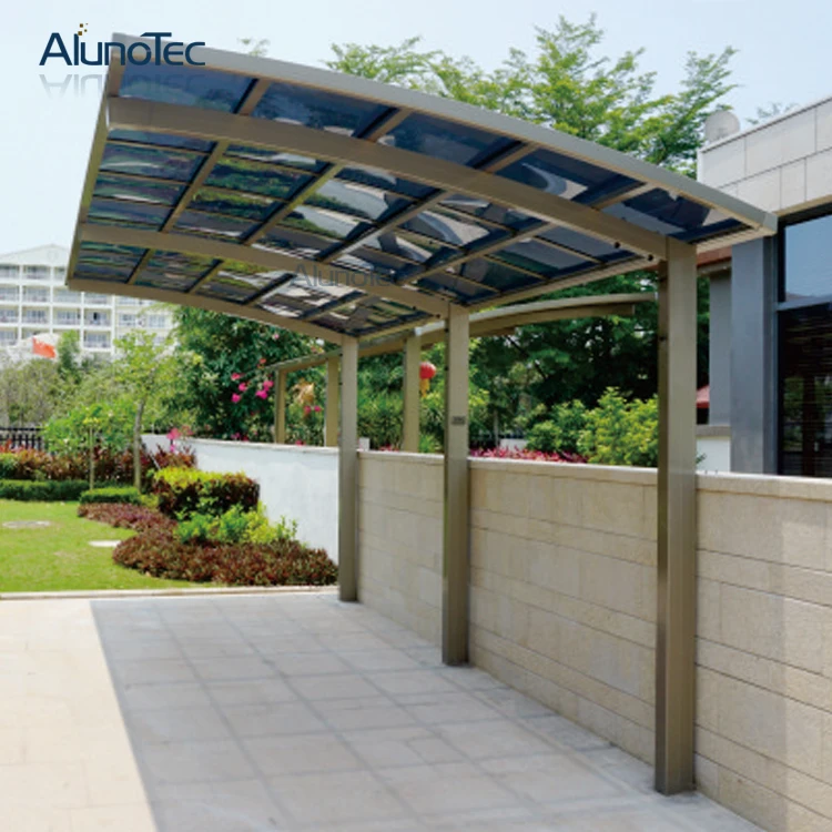 Polycarbonated Single Carport Car Shelter Car Awning 5 5m Length X