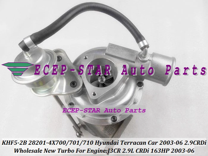 

RHF5-2B KHF5 28201-4X700 28201-4X701 28201-4X710 282014X700 282014X701 282014X710 Turbo For HYUNDAI Terracan 03- J3CR J3 CR 2.9L