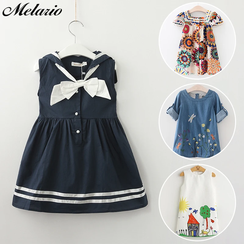 

Melario Girls Dress 2019 Princess Dress Baby Girls Clothes with Pocket Long Sleeve Kids Tunic Jersey Dresses for Girls Clothes
