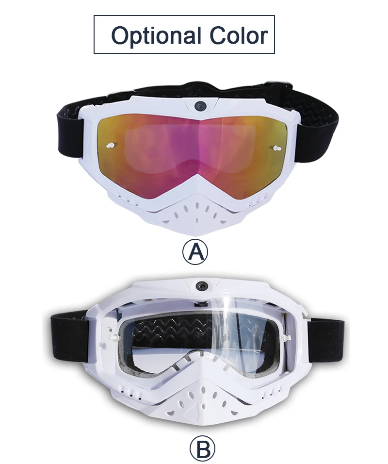 ТПУ материал рамы и мотора крест очки использование очки для мотокросса солнцезащитные очки камера видео рекордер спортивные солнцезащитные очки видеокамера