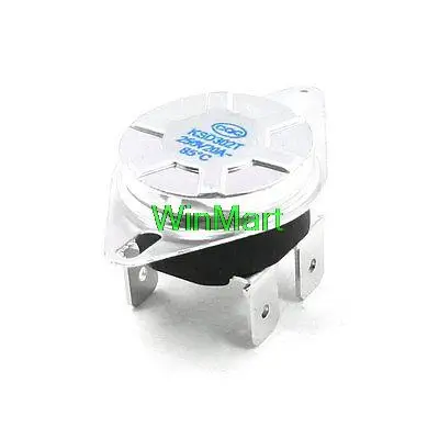 

2pcs AC 250V Volt 20A NC 4 Pin Terminals 85C Temperature Control Switch Thermostat