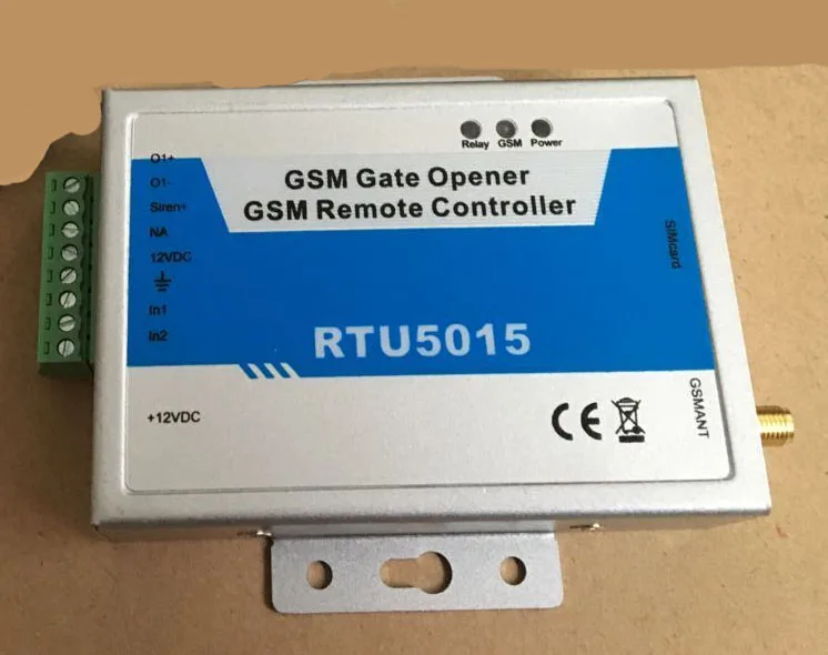 64 users GSM Gate controller (2digital input 1 relay out) SMS Control