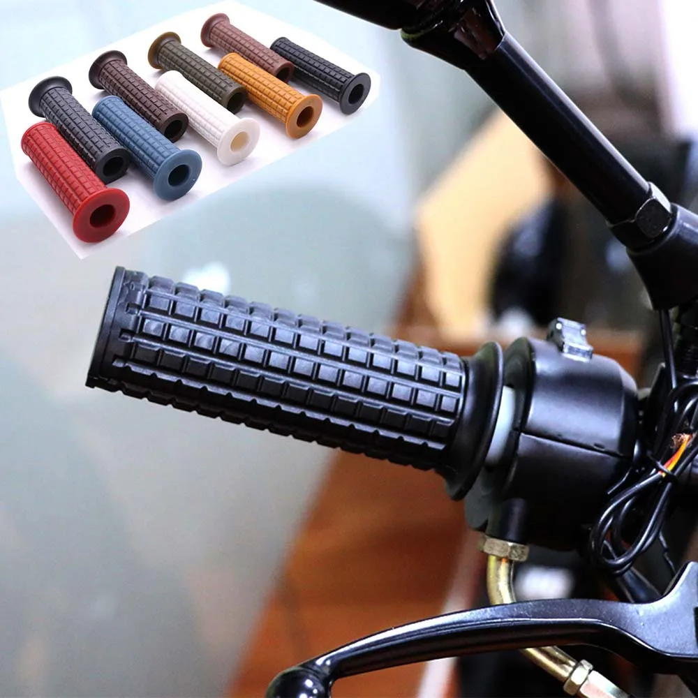 

7/8'' 1'' Rubber Motorcycle Grips Universal Hand Grips for KTM exc Yamaha R6 R1 mt 07 Kawasaki z750 BMW r1200gs Suzuki gsr 600