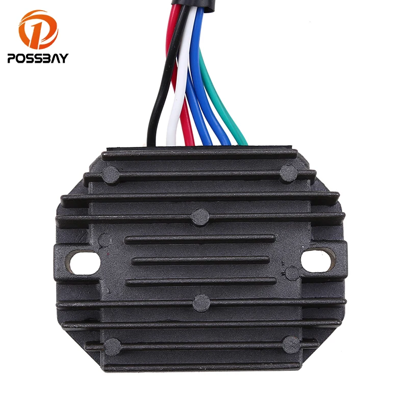 POSSBAY Motorcycle Voltage Rectifier Regulator Fit for Kubota