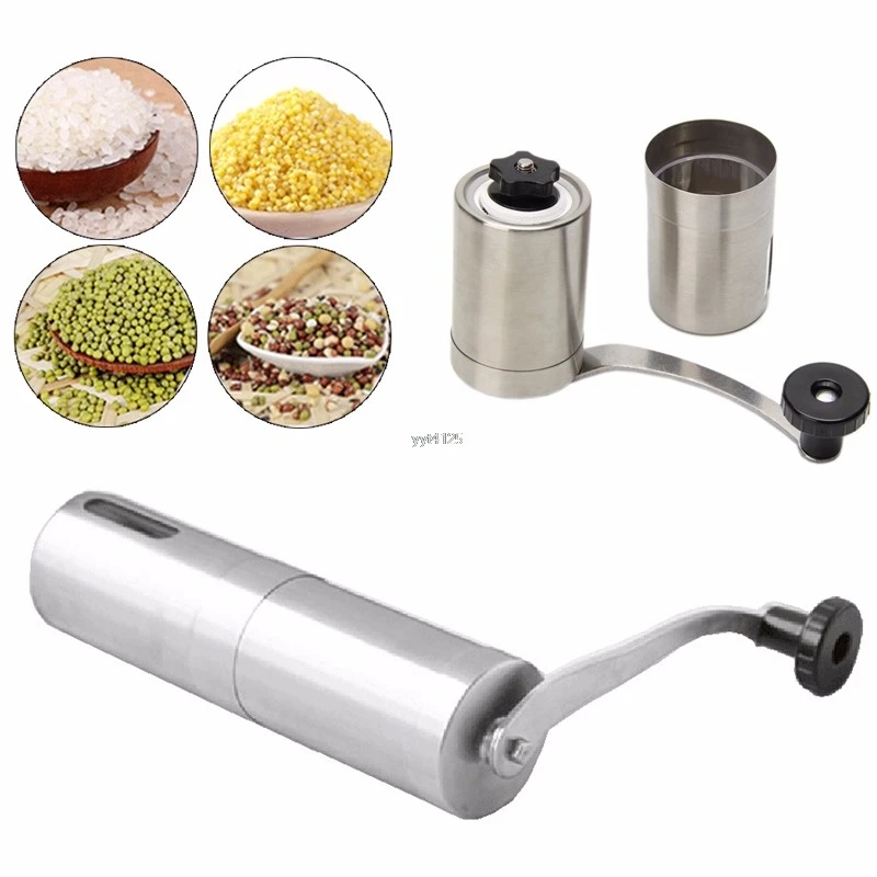 1pc New Coffee Bean Stainless Steel Hand Manual Handmade Grinding