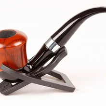 Китайский стиль, деревянная курительная трубка, ручная работа, коричневая курительная трубка, 13,5 см, деревянная трубка, классические изогнутые трубы, подарок, сигарета, сигарета, трубка