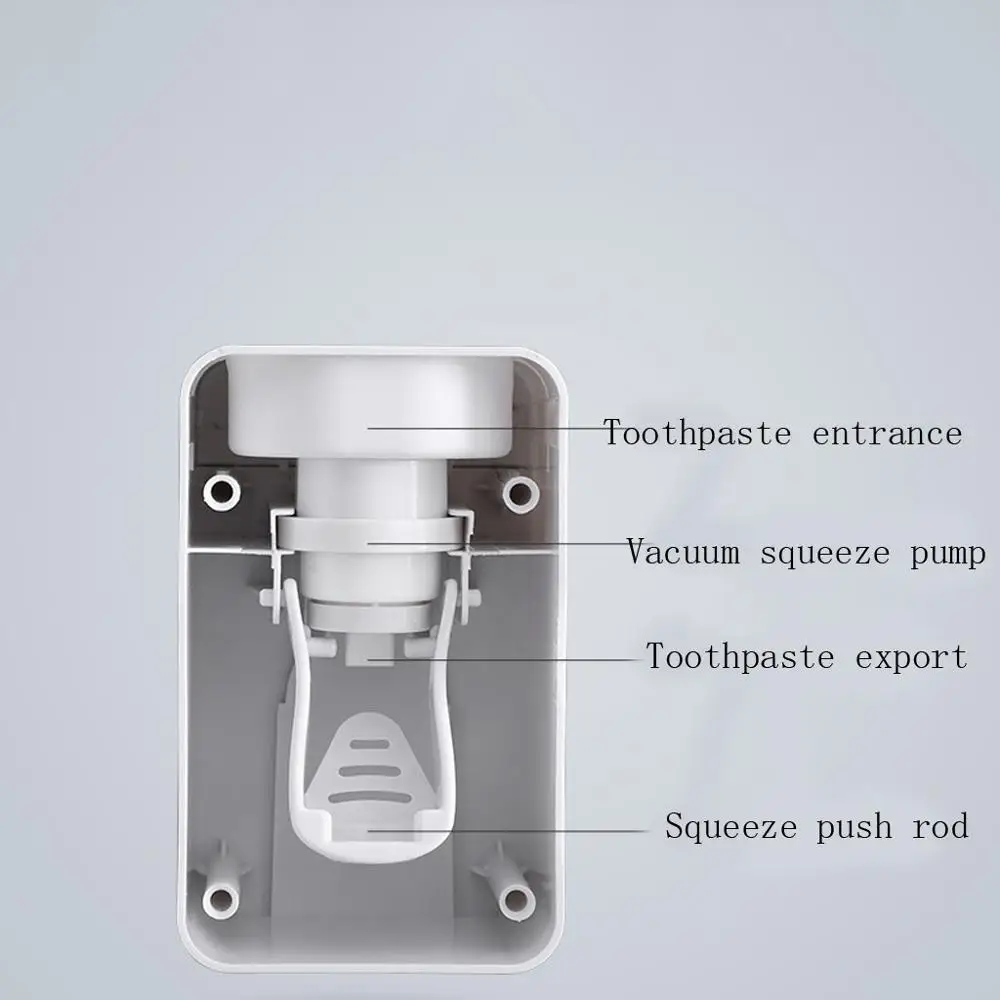 Автоматический диспенсер для зубной пасты Пыленепроницаемая настенная подставка для зубных щеток подставка для крепления аксессуары для ванной комнаты Набор домашних соковыжималок для зубной пасты