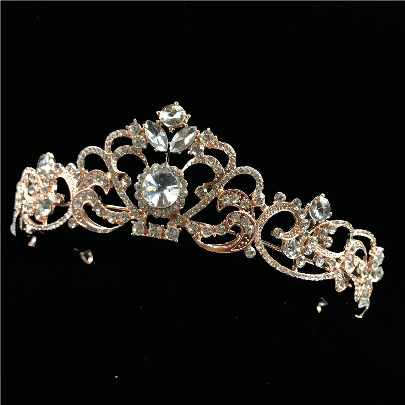 Beautiful-Rose-gold-silver-Wedding-Tiara-Crown-Queen-Women-Bridal-Hair-Accessories-Factory-Price-RE3024 (3)
