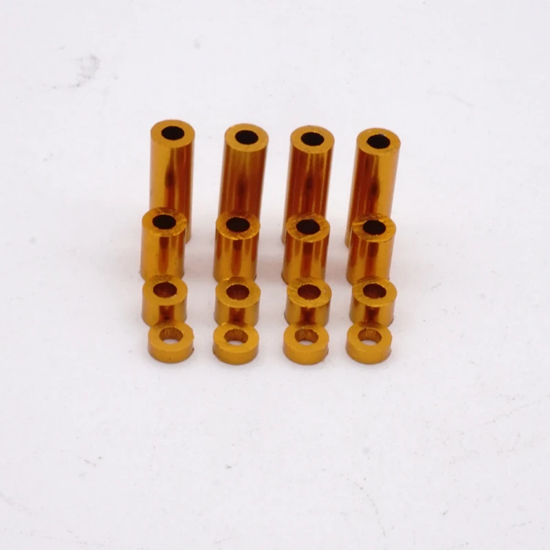 MINI 4WD self-made tamiya parts ALUMINUM SPACER SET 1.5mm/3mm/6mm/12mm each 4 pcs blue red silver black  7 colors MJ MODEL 3