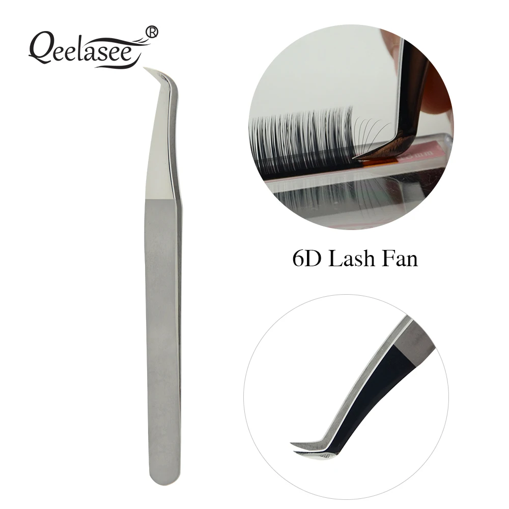 

5pcs Qeelasee AS09 Volume Eyelash Tweezer 3D-6D Volume Eyelash Extension Best Quality Easy Fan Lash Tweezer