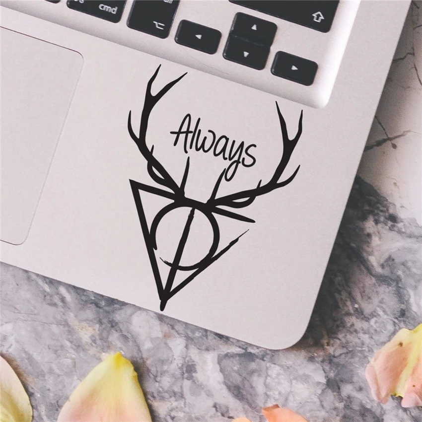 

Harry Potter Deathly Hallows Always Laptop Car Quote Wall Decals Vinyl Sticker Art Decor C144
