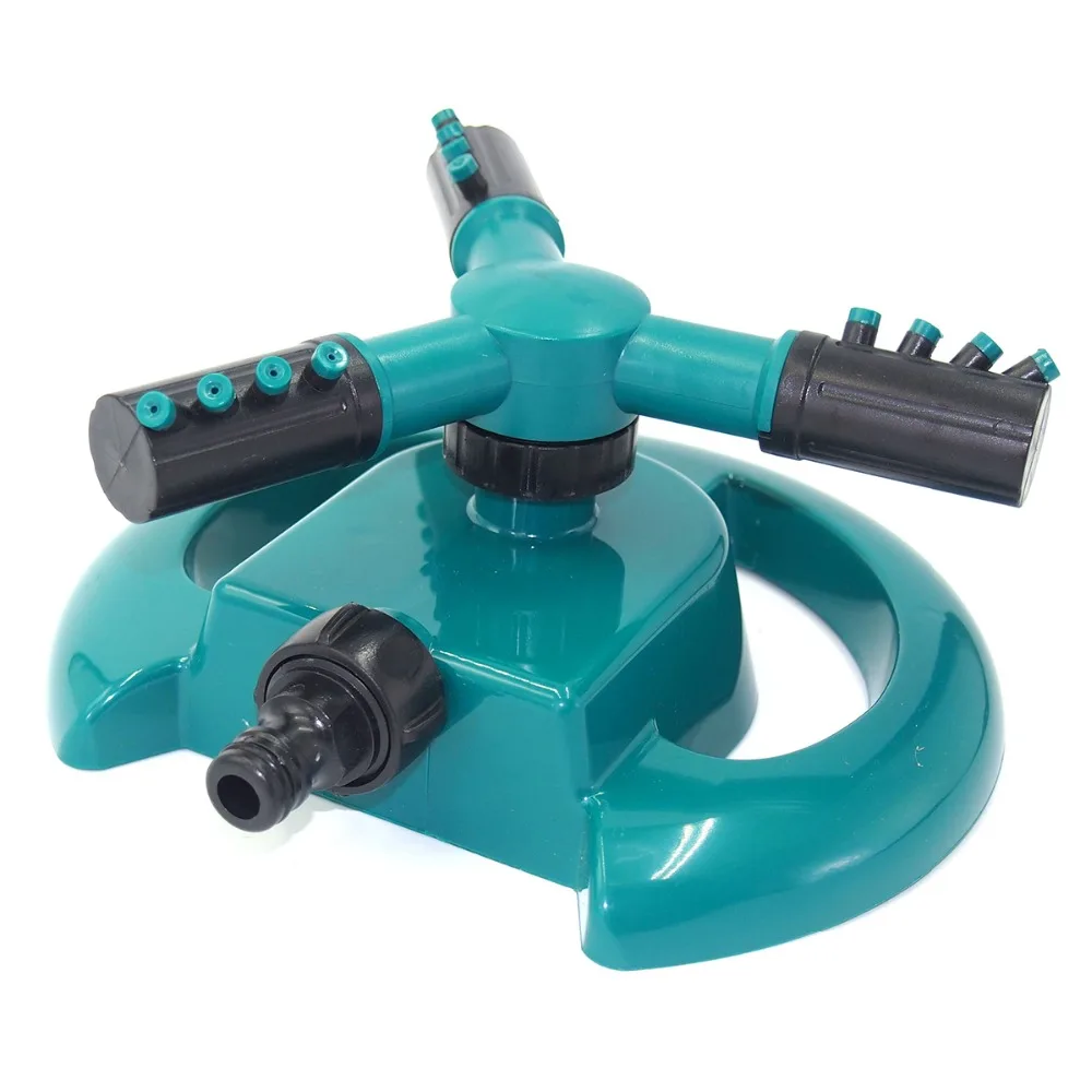 

Garden Three Arms 360 Degree Rotary Spray Automatic Lawn Irrigation Watering Sprinkle Nozzle Tools