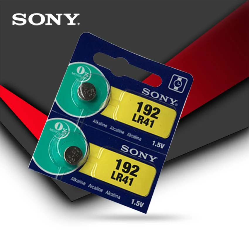 

2pc Sony 100% Original Battery Cell SR41 AG3 G3A L736 192 LR41 392A 1.5V Coin Batteries MADE IN JAPAN