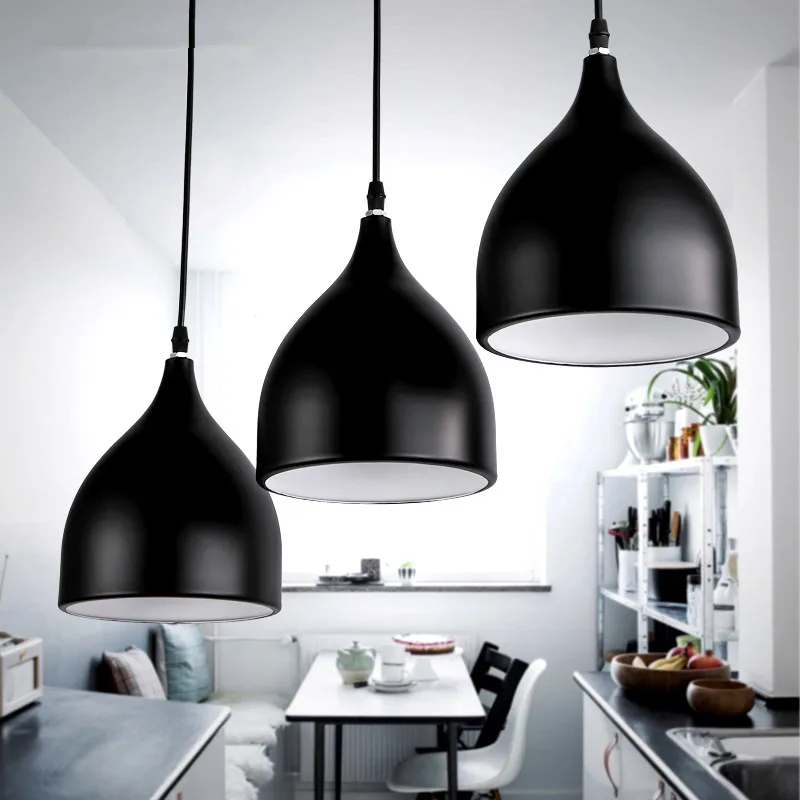 

LED Hang lamp Vintage Loft Pendant Lights Aluminum Suspension luminaire Hanging Lightings Kitchen Restaurant Light Ceiling lamp