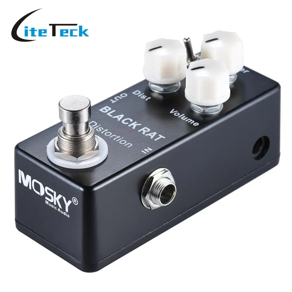 MOSKY Mini Distortion Guitar Effect Pedal True Bypass Zinc aluminium