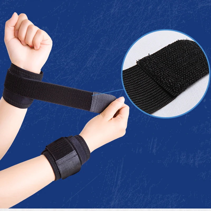 2 pcsLot Health Care Tourmaline Self-Heating Wrist Brace Band Support Far Infrared Magnetic Therapy Pads Braces -
