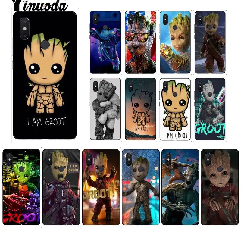 Yinuoda стражи для Galaxy Marvel черный чехол телефона Xiaomi Mi 6 Mix2 Mix2S Note3 8 8lite Redmi 5 note5 Note4