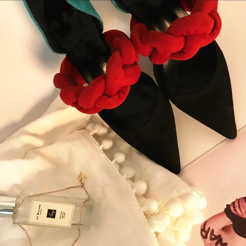 Sur Pic Chaude Talons De Mujer Parti Bout Pompes Printemps as Glissement Chaussures Femmes As Mariage Pointu Pic Sexy Robe Nouvelles Hauts Automne Vente Zaptos pgTwx00