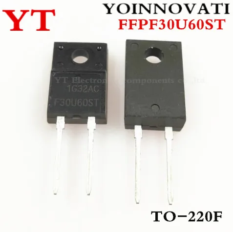 

20 шт./лот FFPF30U60ST FFPF30U60 30U60 F30U60ST TO-220F IC лучшего качества.