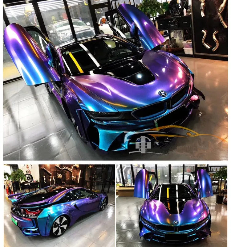 50*150 см фиолетово красная глянцевая Защитная пленка для кузова автомобиля ПВХ