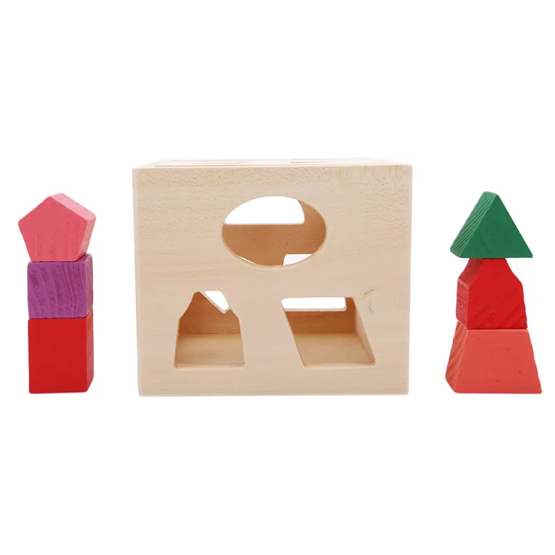 Детские игрушки, деревянные блоки с цифровым номером, строительные блоки, развивающие Обучающие интеллектуальные игрушки для детей