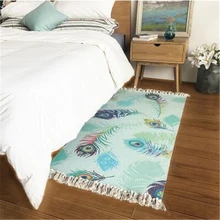 AOVOLL, Павлин, тонкий дизайн, ковры для гостиной, спальни, детской комнаты, ковры для дома, ковер для пола, двери, коврик, хлопок, модный ковер